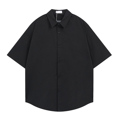 VE2先锋朋克纯棉短袖衬衫