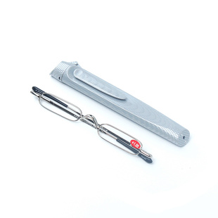 美国进口正品微视老花镜男女时尚超轻袖珍便携笔筒式品牌高档眼镜