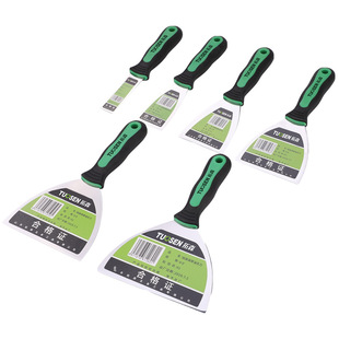 拓森不锈钢加厚油灰刀铲刀工具4寸5寸6寸刮刀清洁刀腻子刀刮墙刀