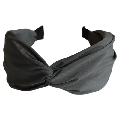 Miss Tura强烈推荐 高级感面料高级感大地色系经典舒适交叉宽发箍