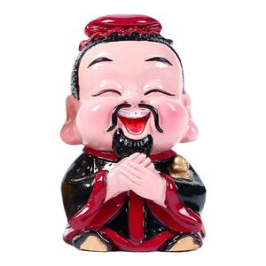 五福财神爷摆件创意办公室装饰品