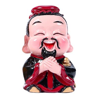 五福财神爷摆件创意办公室装饰品