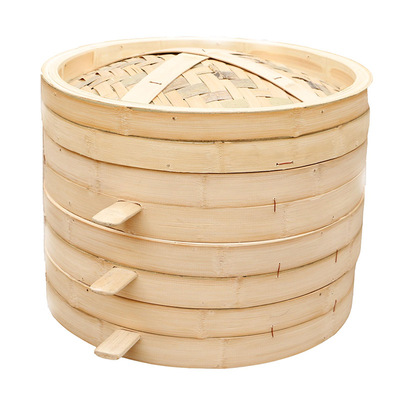 竹子大蒸笼商用大号家用泗纶笼屉