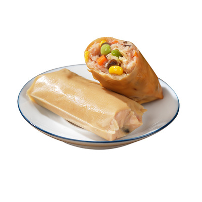 简卡熊即食豆皮鸡肉卷低脂