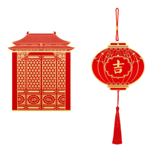 故宫淘宝｜马年宫灯宫门新年过年红包创意个性新款压岁包利是封