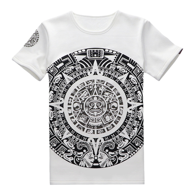 男加厚男士内搭白色潮短袖t恤