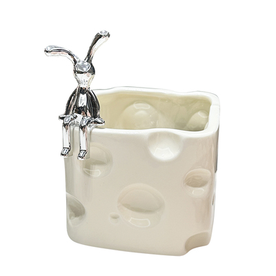 伽亿陶瓷茶几遥控器收纳盒轻奢