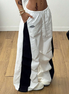 Z 42134 Women's High Waist Pants 女式高腰阔腿运动裤跨境