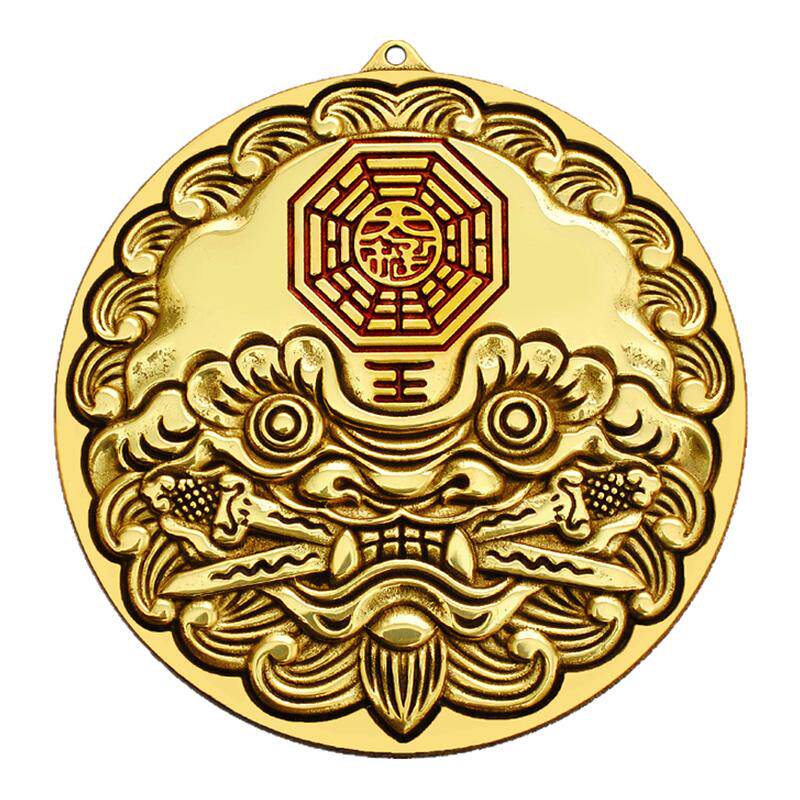 纯铜门符化解门对门 卫生间对卧装饰摆件