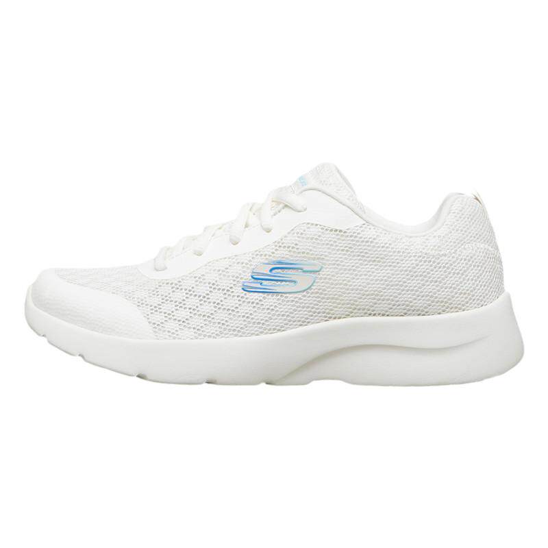 Skechers斯凯奇女鞋跑步鞋官方旗舰店冬季网面透气休闲旅游小白鞋