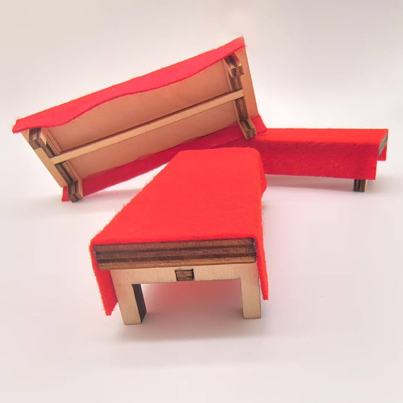 七夕赏樱茶店桌微缩摆件家具工艺日式批发场景小木制摆件