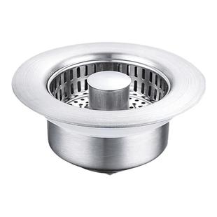 厨房洗菜盆漏水塞洗碗池水槽下水器塞子配件防臭弹跳芯过滤网神器