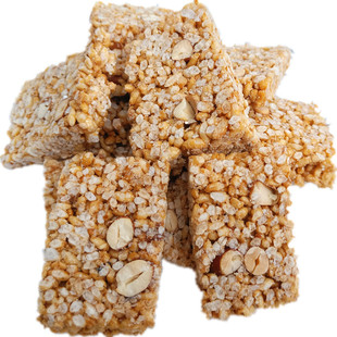 安徽农家手工炒米糖米花糖冻米糖花生糖传统糕点糖团童年休闲零食