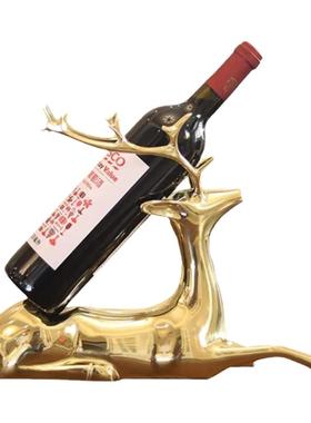 红酒架鹿家居摆设红酒架简约