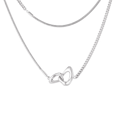 PEARLSTIGE双层吊坠吊坠项链