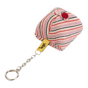 Tagi.一口蛋糕Mini小方首饰盒旅行便携绒布针织戒指耳环收纳盒