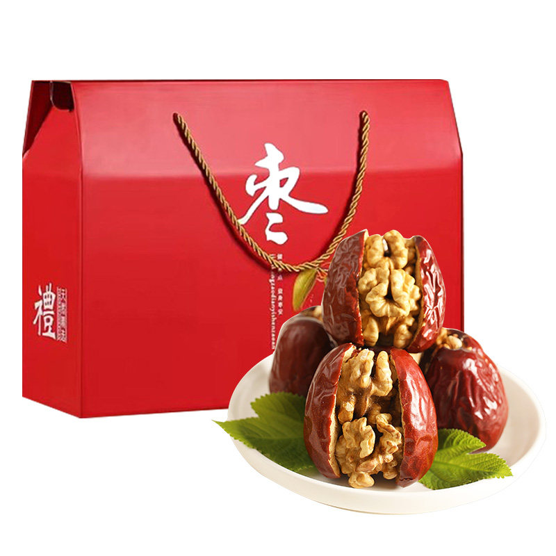 枣夹核桃礼盒特级独立小包装袋