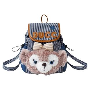 日本フエデイ翻盖双肩包女2025新款帆布背包旅游轻便书包ins小众