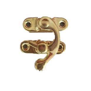 鸽子笼不锈钢弹簧锁小黄锁古铜牛角勾锁扣放飞笼插销巢箱配件门轴