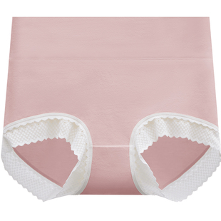 红豆女士内裤高腰抑菌纯棉裆大码暖腹收腹春夏季少女蕾丝三角短裤