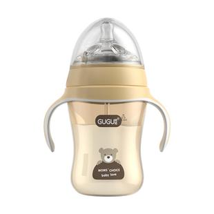 咕咕奶瓶婴儿新生6个月一岁2岁以上宝宝学饮杯吸管奶瓶喝奶防胀气