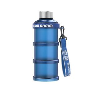 蛋白粉盒健身便携式漏斗运动分粉分装小盒补剂携带罐储存食品盒子