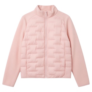 2026新款秋冬轻薄拼接棉服男女款立领修身百搭轻便短款保暖小棉袄