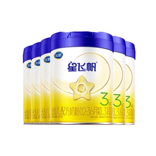 钜惠】飞鹤星飞帆三段700g*6罐促吸收3段婴幼儿配方奶粉旗舰店