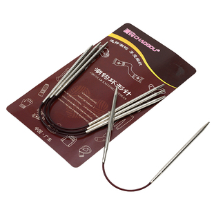 潮钩牌环形针方针衣服毛线衣针家用手工长银针循环针直针编织工具