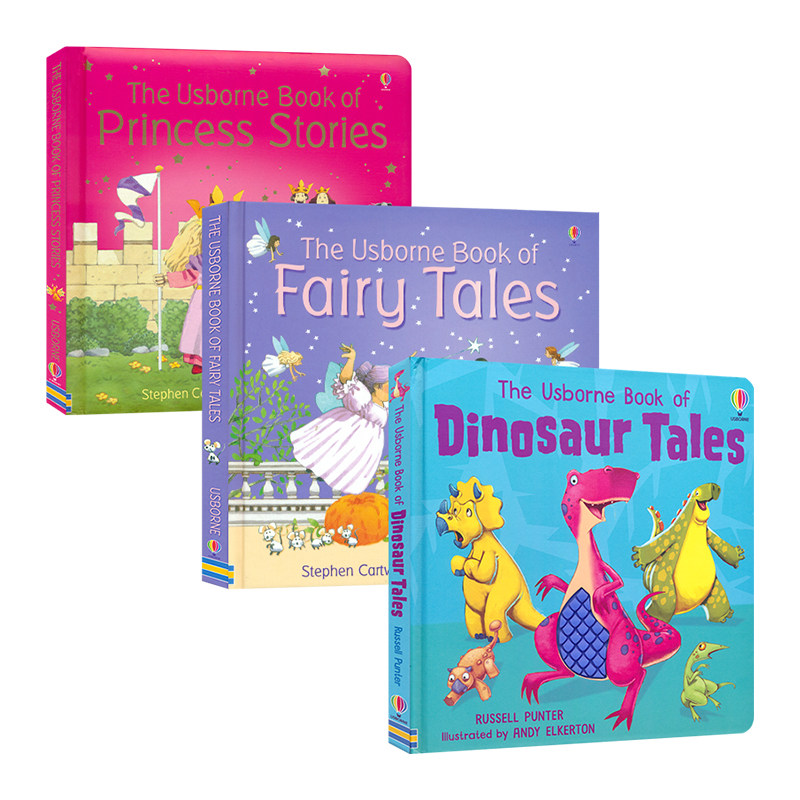 The Usborne Book of Dinosaur Fairy Tales Princess Stories 尤斯伯恩经典童话恐龙公主故事集 英语读物 英文原版进口儿童图书
