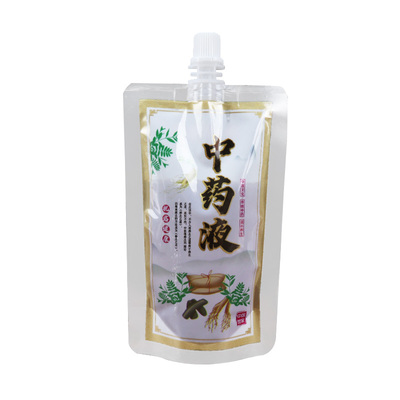 中药袋一次性养生汤液自立吸嘴袋