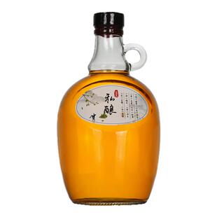 加州红酒瓶小口密封罐2斤10药酒瓶玻璃泡酒瓶葡萄自酿酒容器专用