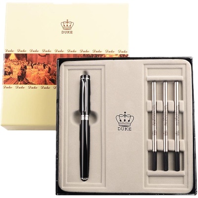 金属中性笔黑色0.5刻字私人公爵