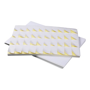 精圣A4不干胶内切大全打印纸背胶铜板贴纸哑面激光喷墨标签纸定制