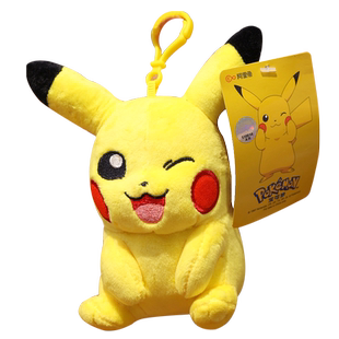 皮卡丘公仔挂件毛绒玩具精灵宝可梦玩偶包包挂饰女孩生日礼物娃娃