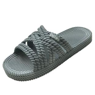 越南进口橡胶拖鞋男女夏天 抖音网红软底家居不臭脚情侣温突凉拖