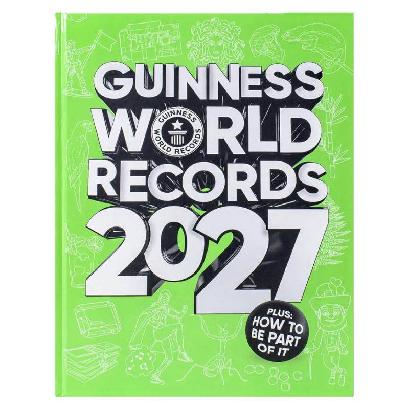 预售 Guinness World Records 2027 英文原版 吉尼斯世界纪录大全 精装儿童科普百科认知全书青少年课外英语读物探索世界