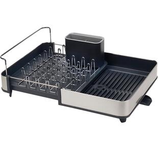 JosephJoseph不锈钢沥水篮碗碟架厨房置物架碗筷盘沥水架水槽碗架