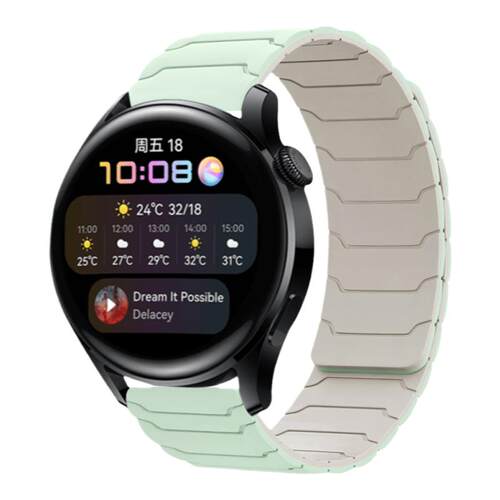 适用华为手表gt5表带新款watch5/4/3Pro硅胶磁吸三星华米buds智能配件荣耀gt6手表带gt6/5pro表链gt2铠甲腕带