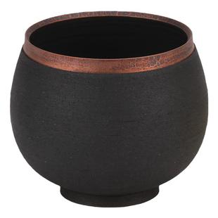 万仟堂陶瓷茶杯黑陶主人杯单杯个人专用功夫茶具茶盏万仟手作8