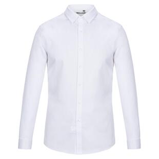 【免烫+三防科技】圣得西春季男士衬衫商务正装纯色职业长袖衬衣