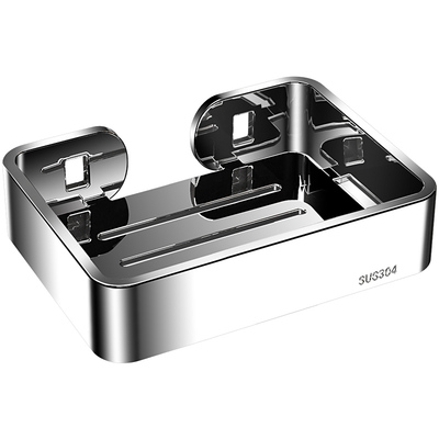 304不锈钢浴室肥皂沥水架壁挂式