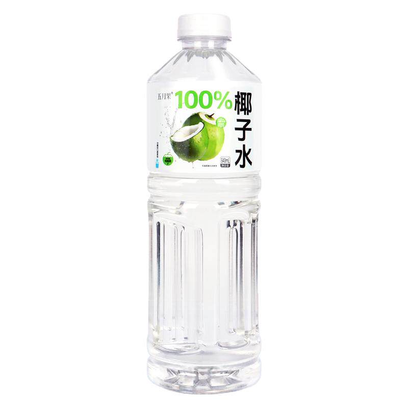 百分百纯椰子水840ml*6大瓶0脂低糖含钾天然电解质水整箱批特价