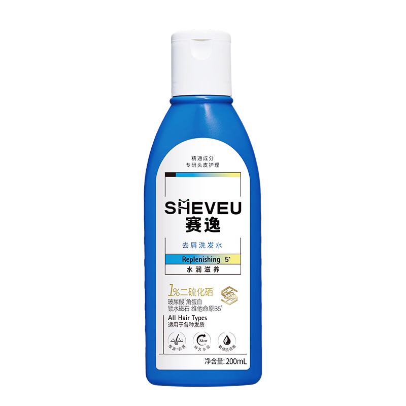 【柔顺款】sheveu赛逸水润滋养二硫化硒洗发水控油修护去屑添加B5