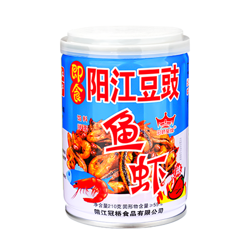 阳江豆豉鱼仔虾仔豆豉酱零添加