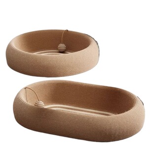 剑麻猫窝猫抓板耐磨不掉屑一体四季通用超大号猫专用猫玩具热销榜