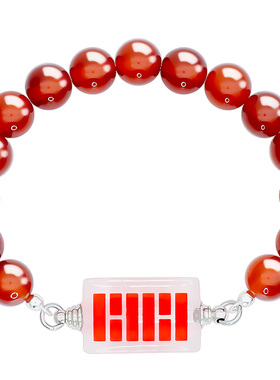 天然红玛瑙手链本命年平安手串