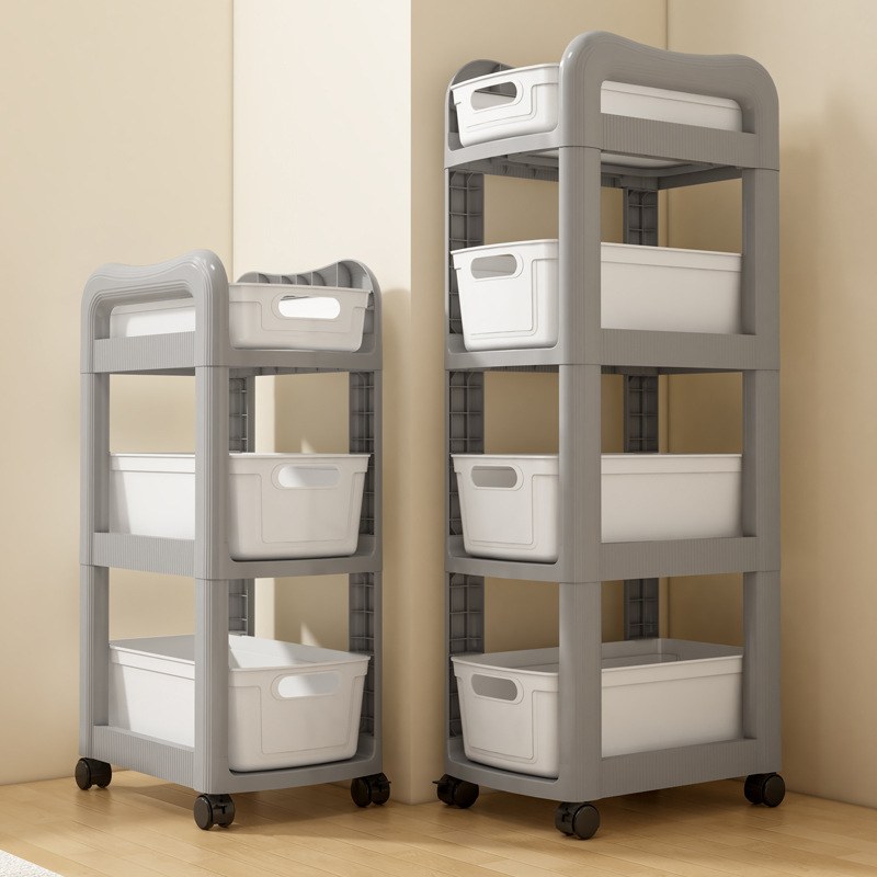 书包置物架可移动小推车书本下放桌书架包收纳家用收纳神器多层架