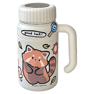 保温杯女生大容量陶瓷内胆杯子办公室桌面泡茶杯学生水杯马克杯男