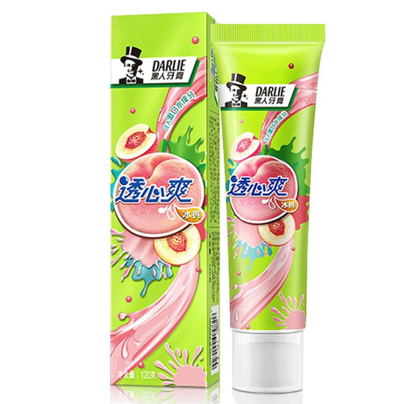 好来黑人牙膏清新口气桃子味包邮